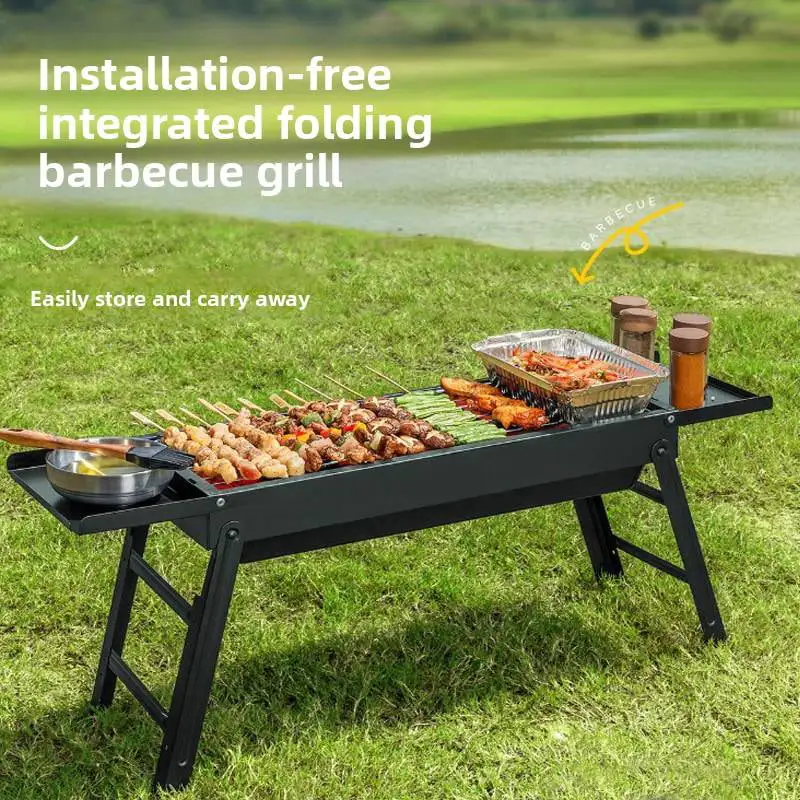 Portable Folding Charcoal BBQ Grill